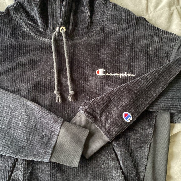Champion corduroy ribbed hoodie medium (sold by Urban Outfitter) - Picture 2 of 3